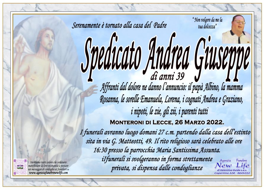 Spedicato Andrea Giuseppe