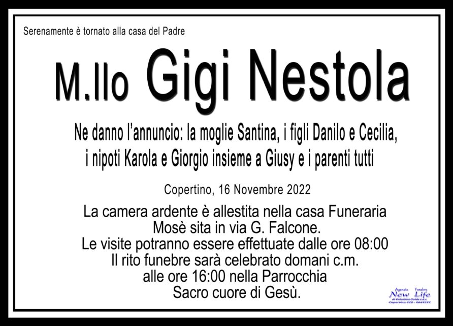 M.llo Gigi Nestola